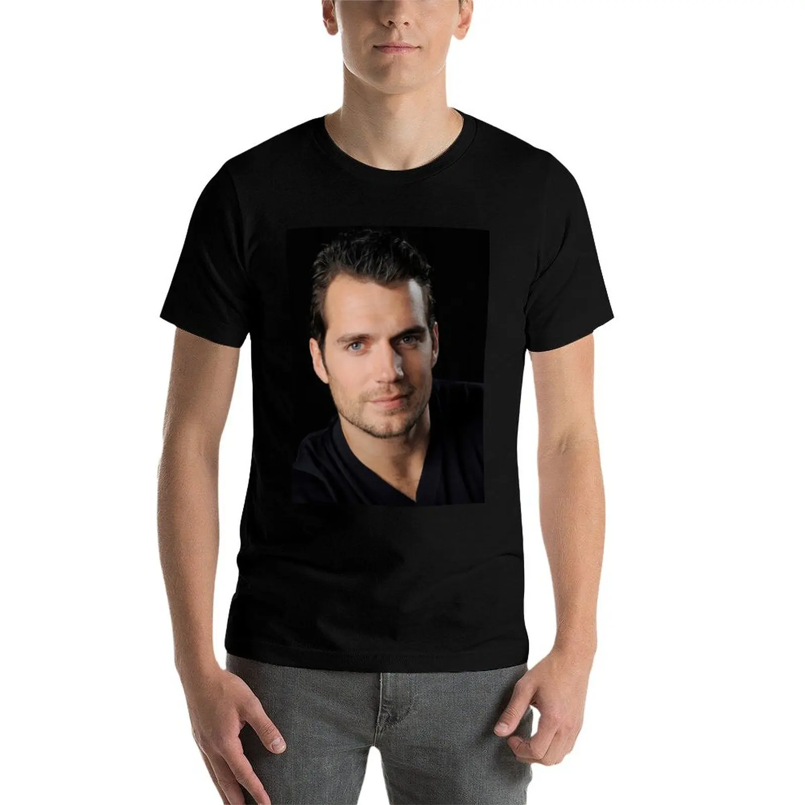 

Henry Cavill T-Shirt man t shirt cotton high quality t shirts for man pack white funny t shirts cotton T-Shirt