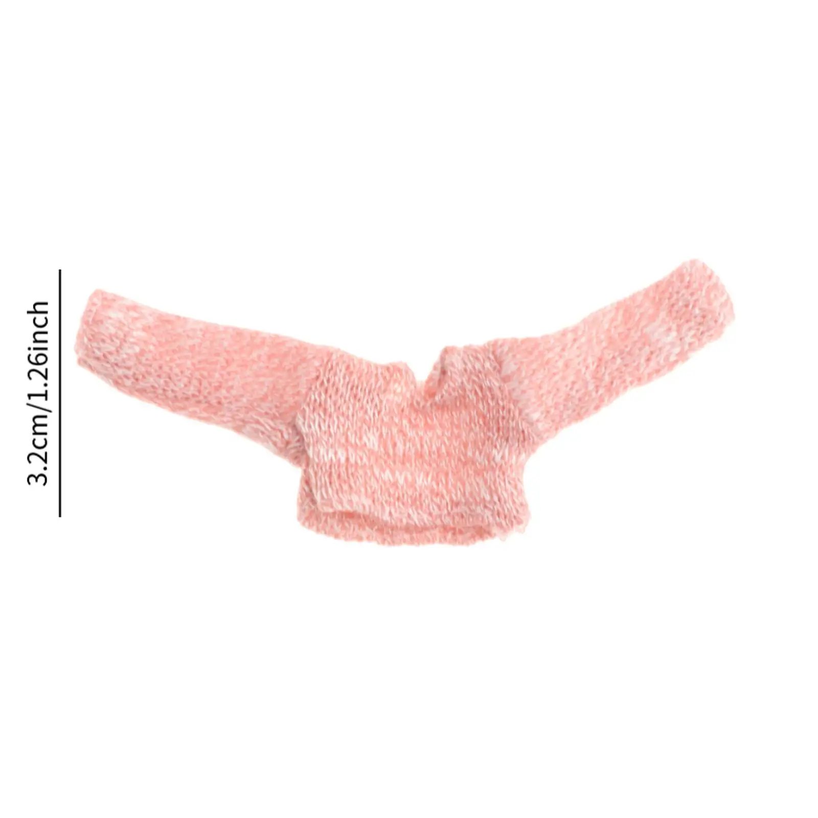 Suéter de figura de ação feminina em escala 1/12, mini pulôver para bonecas de 6 polegadas