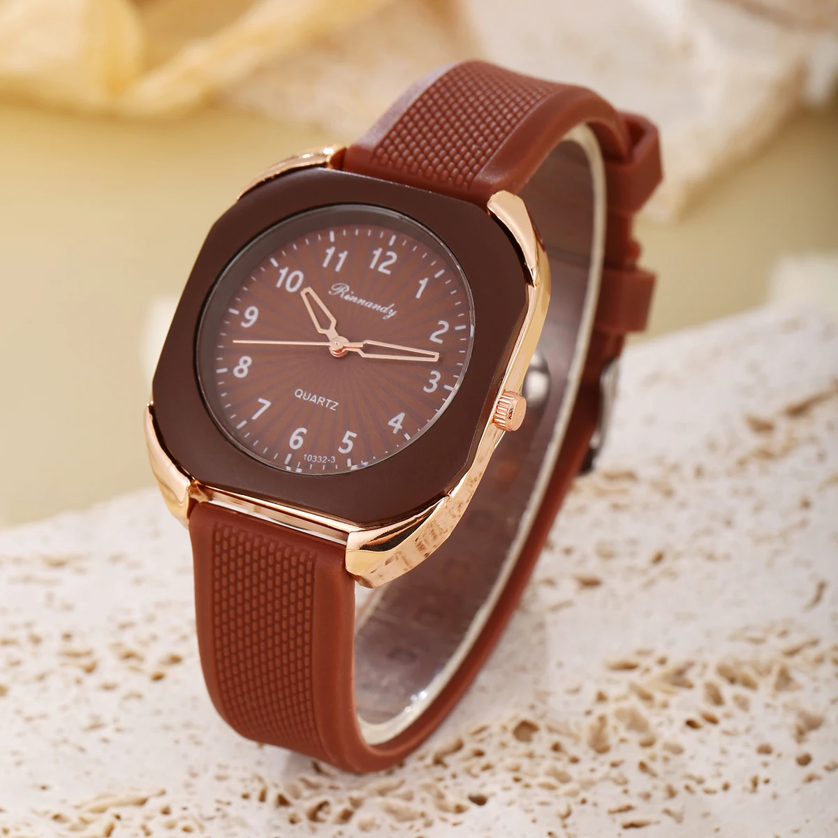 New college style unisex versatile macaron color fresh silicone student watch quartz watch