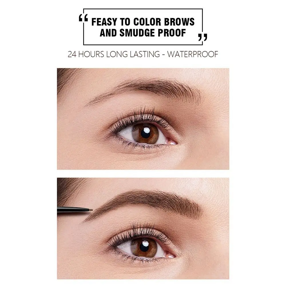 New Smudgeproof Eyebrow Pencil Natural Long-Lasting Eyebrow Pen Easy Coloring Ultra Fine Brow Enhancer