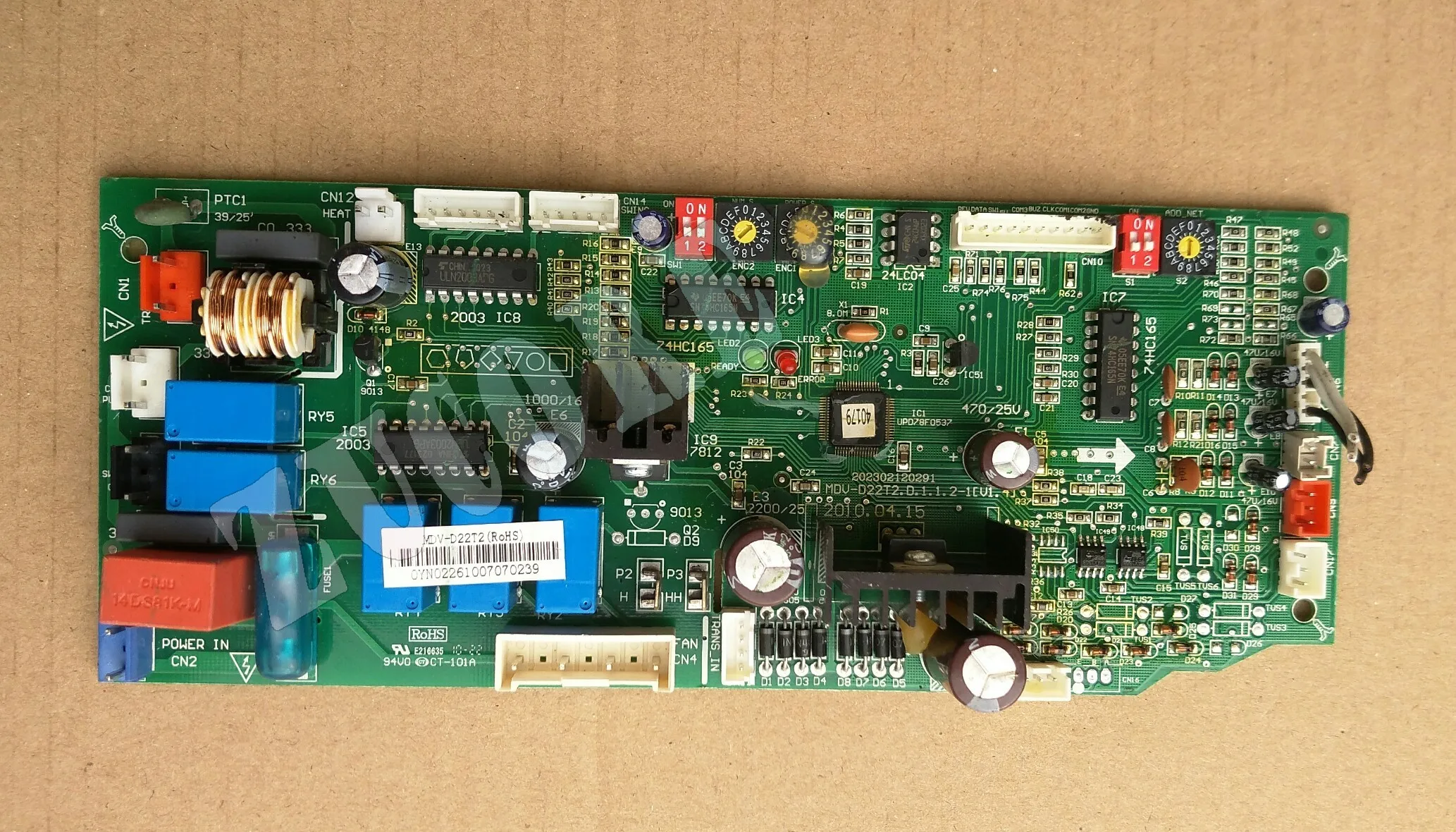 

Оригинальная основная плата центрального кондиционирования Midea, компьютерная плата MDV-D22T2.D.1.1.2 -1 (V1.4) имеет тестирование