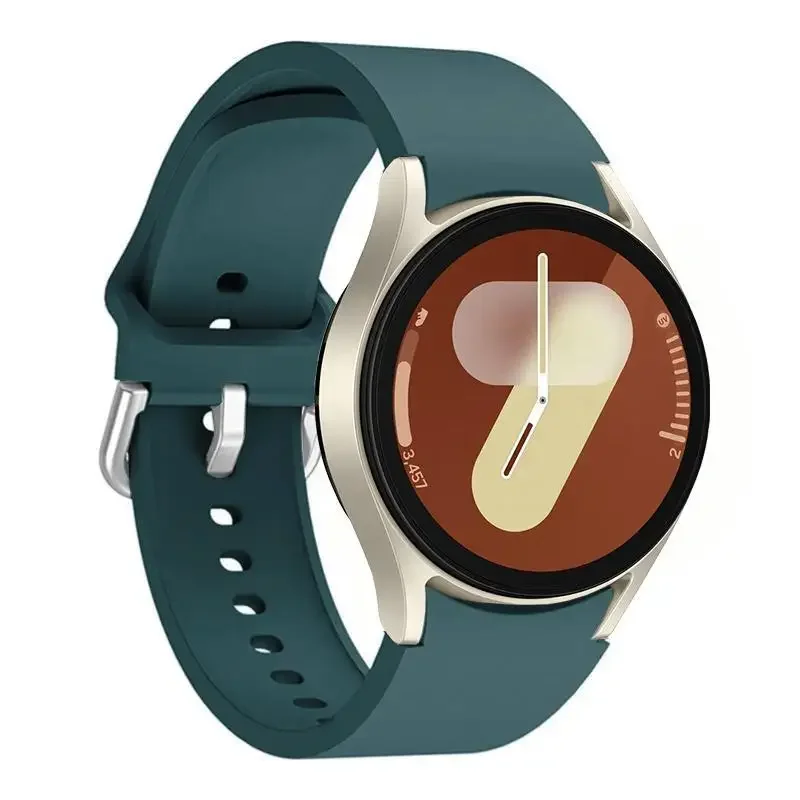 Correa de silicona para Samsung Galaxy Watch 4/5/6/7, pulsera clásica de 40mm, 44mm, 42mm, 46mm, 43mm, 47mm