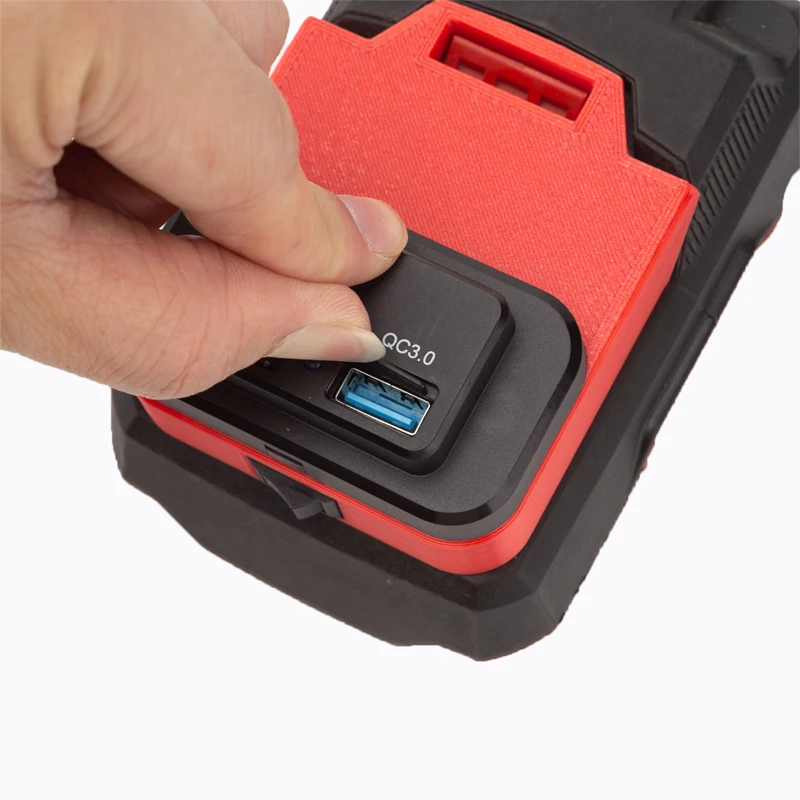 Imagem -06 - Usb Power Fonte Bateria Adaptador Carregador Rápido para Lidl Parkside X20v Equipe Li-ion Baterias pd Qc3.0