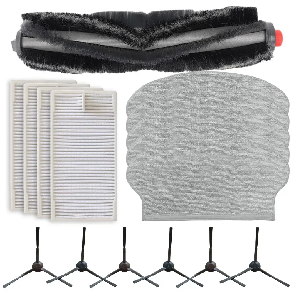 Upgrade Your Cleaning Routine with For Eureka NER600 Replacement Parts Main Brush Filters Mop Cloths & Side Brushes