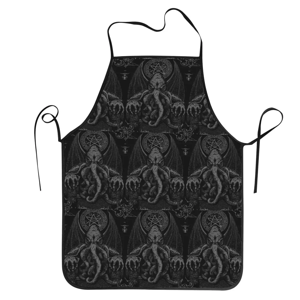 Cthulhu Mythos Lovecraft Horror Apron Chef Cooking Tablier Sleeveless Bib Kitchen Cleaning Pinafore for Women Men Gardening