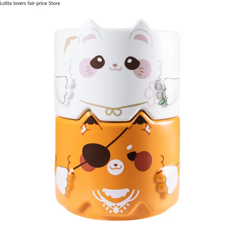 2026 Lucky Stone Heaven Official's Blessing Official Ceramic Mug Xie Lian Donghua BL Fan Merch Water Cup Animal Stacking Cups
