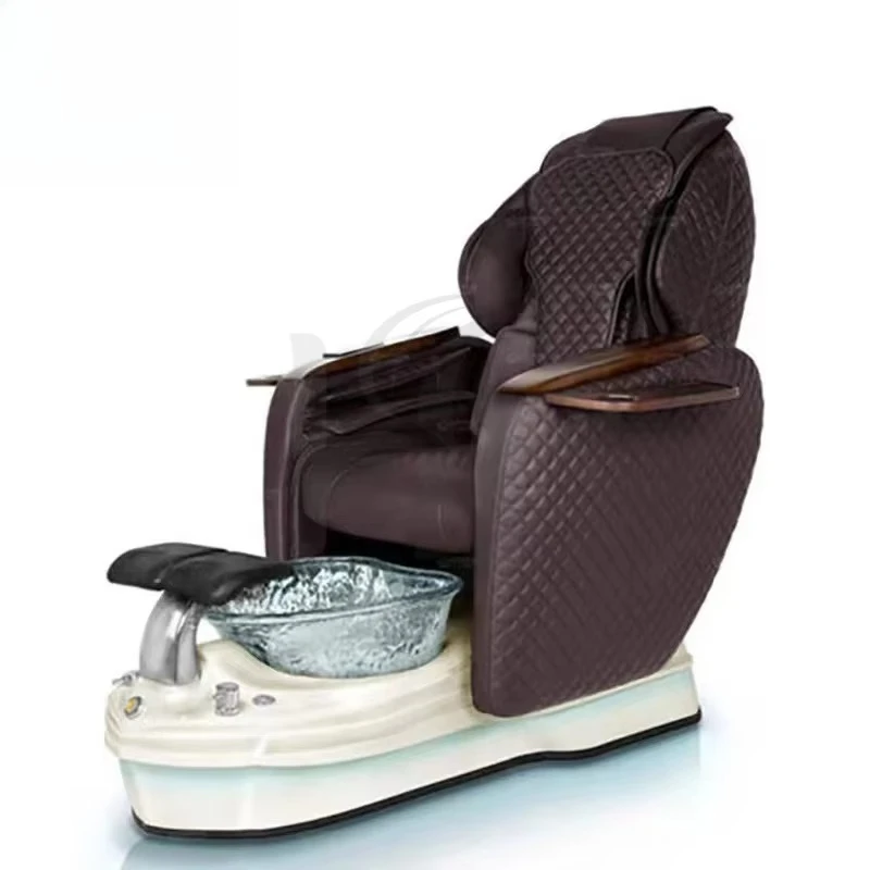 Multifunctional Foot Spa Massage Chair Eyelash Beauty Pedicure Chair Reclining Foot Bath Pedicure Chair