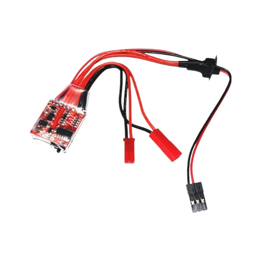 新型30AマイクロESC 1/16 1/18 1/24 双方向ブラシ付きESC 2S 4～8v ブレーキ付き電動スピードコントローラー RCボート戦車用