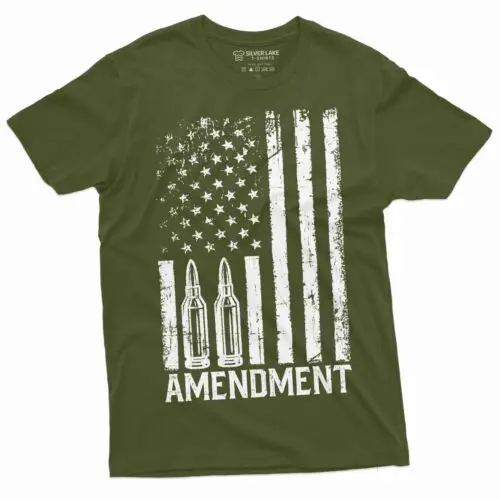 2nd Amendment USA Flag T-shirt American patriotic Pro Gun Second amendment shirt