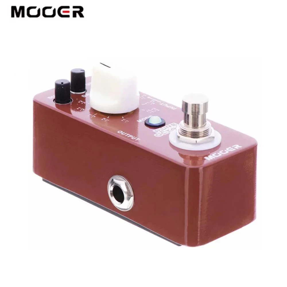 Mooer MOC1 Pure Octave 11, октавные режимы, True Bypass, цельнометаллический корпус, аксессуары для гитары, педаль эффектов для гитары