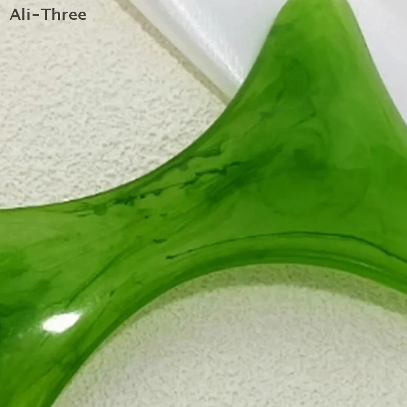 

1PCS Resin Honey Wax H-shaped Scraper Double Ended Scraper With Two Sides Scraping Meridian And Pushing Muscle Massage Tool