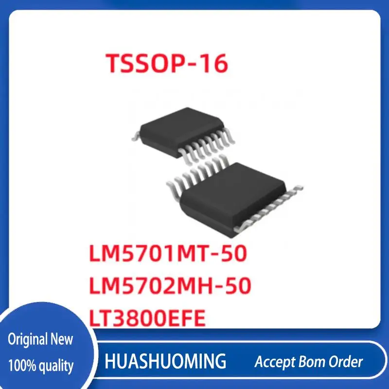 5Pcs/Lot LM5071MT-50 LM5071MTX-50  LM5071 5071MT LM5702MH-50 LM5702MHX-50 LM5702 LT3800EFE LT3800 3800   TSSOP-16