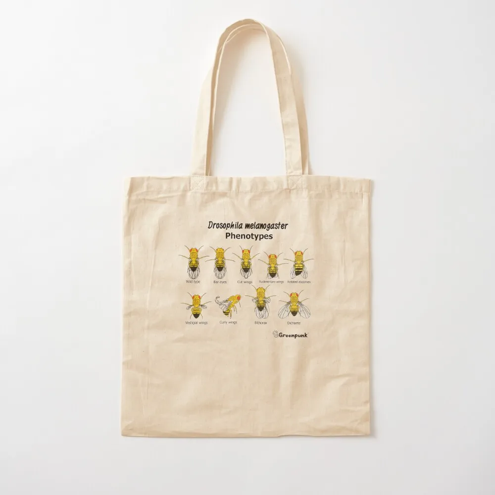 Drosophila melanogaster Phenotypes حمل حقيبة أكياس الحلوى كيس صب فام قماش stote حقيبة تسوق