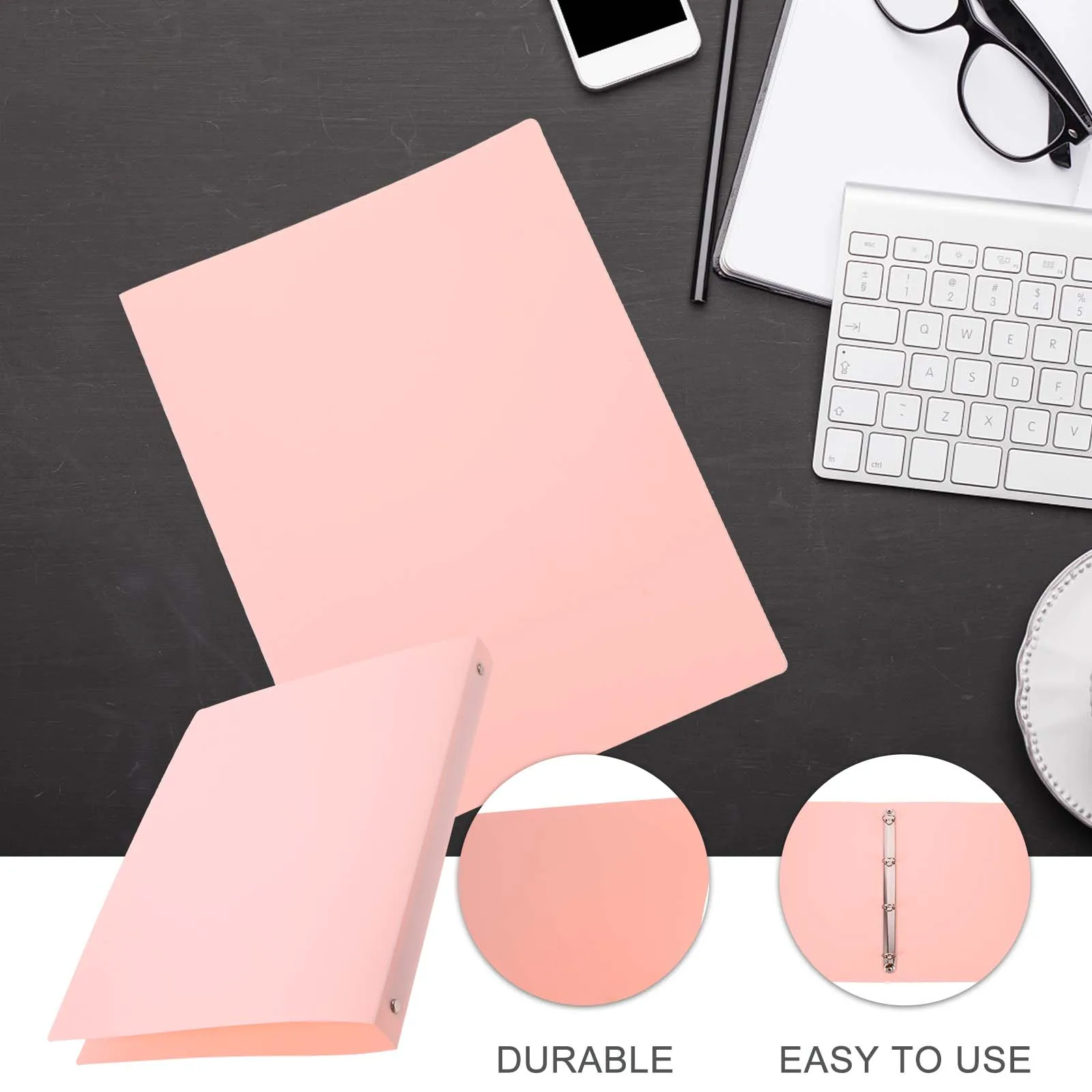 

Creative Music Design for School Office Document Organizer Refill Binder Notebook Loose Leaf Diary Wear-Resistant Choral