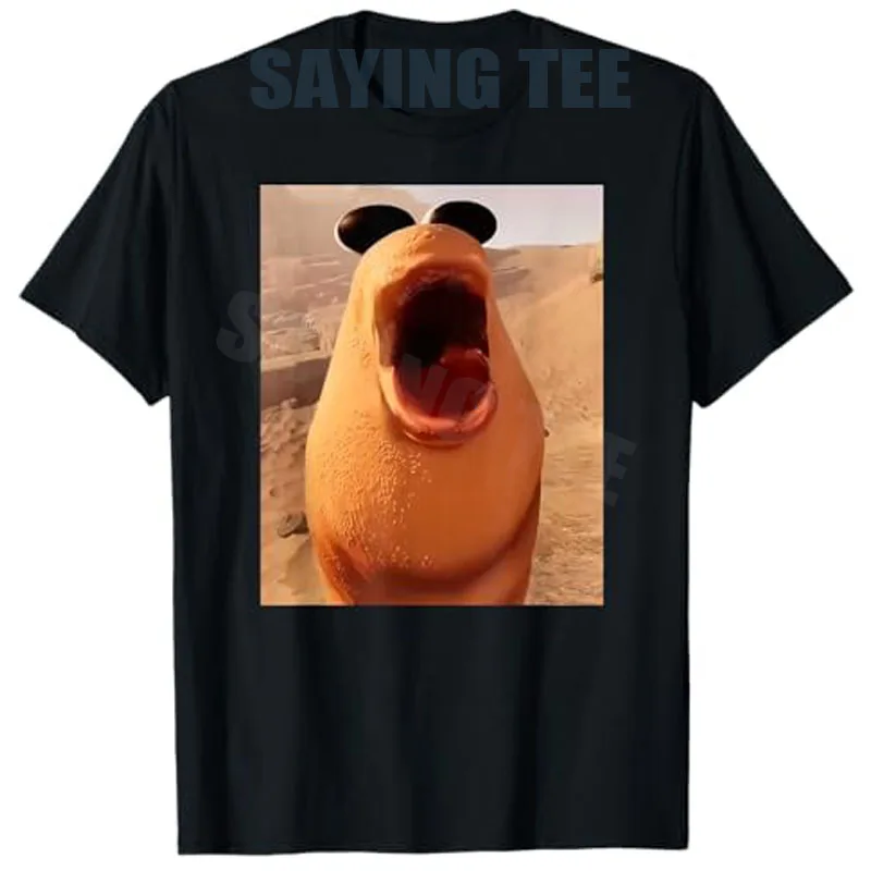 

Marcus The Worm Funny Meme T-Shirt Wiggly Meme Vibes Y2k Art Graphic Outfit Short Sleeve Saying Tee Cotton Aesthetic Clothes Top