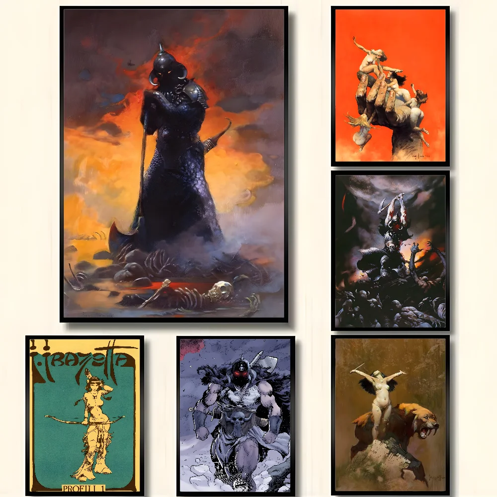 كول فرانك فرازيتا ملصق فني HD الفن لزجة جدار مقاوم للماء غرفة المعيشة المنزلي غرفة نوم بار الديكور الجمالي