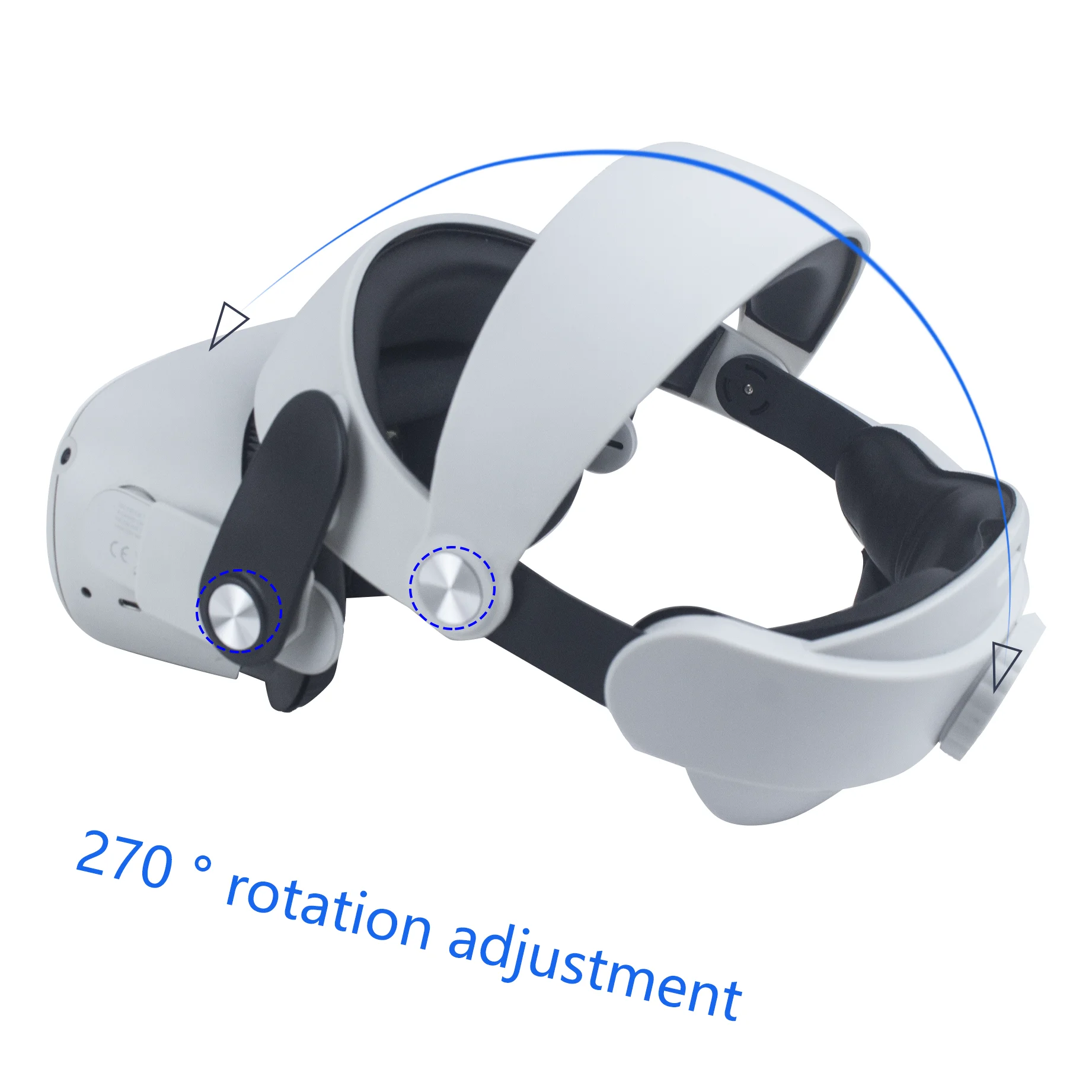Suitable for Meta/Oculus Quest2 Elite Headband Accessory Stress Reduction and Weight Reduction Comfortable Replacement, Face Rep
