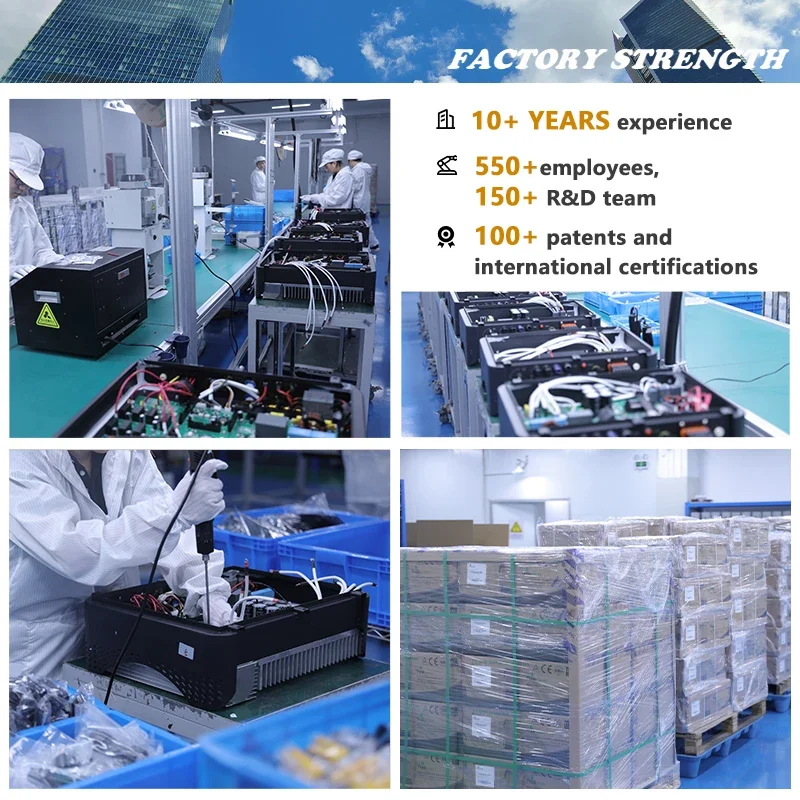 48V Hybrid Solar Inverter 3Kw 5Kw 8Kw 10Kw Dual Output Off on Grid Invertor Pure Sine Wave Solar Inverters With MPPT Controller