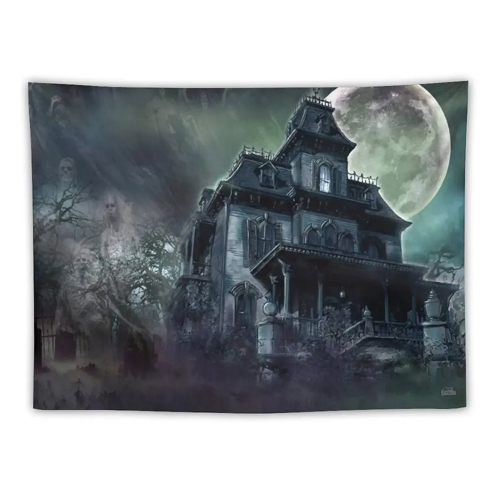 The Haunted House Paranormal Tapestry Things To The Room Cute Room Decor Room Decor For Girls Home Decorating Tapestry