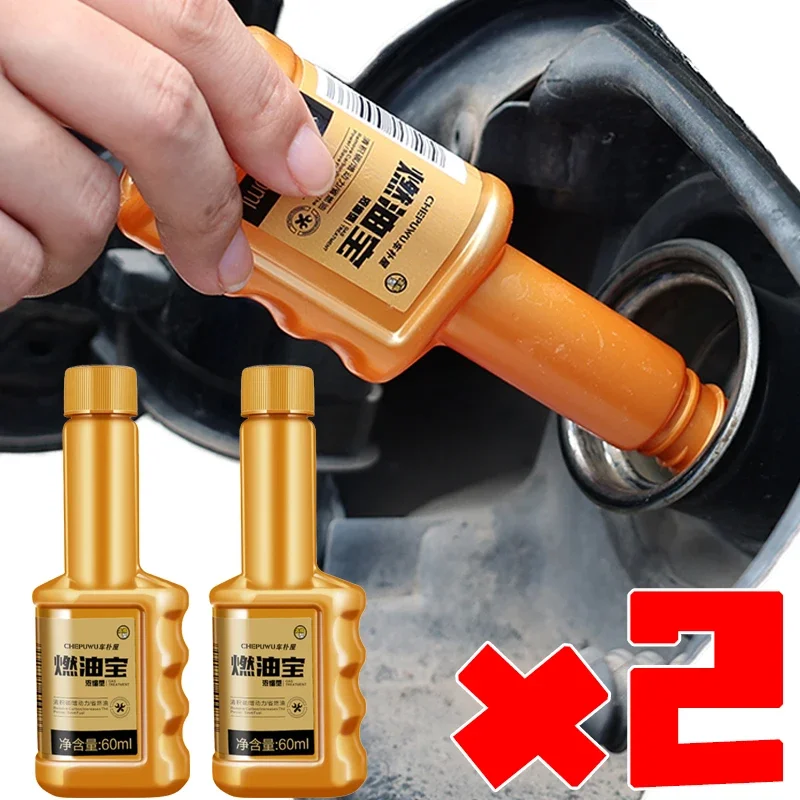 Nettoyeur d'injecteur d'essence de carburant de 60ml, nettoyeur de système de carburant de voiture, économiseur d'huile Diesel, additif de restauration de carburant