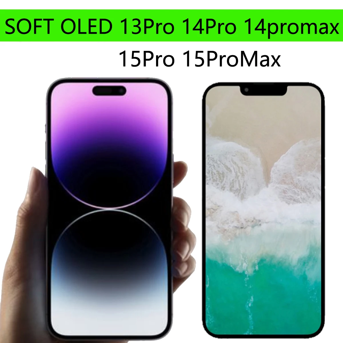SOFT OLED LCD Display Pantalla Replacement For iPhone 16E 16 15