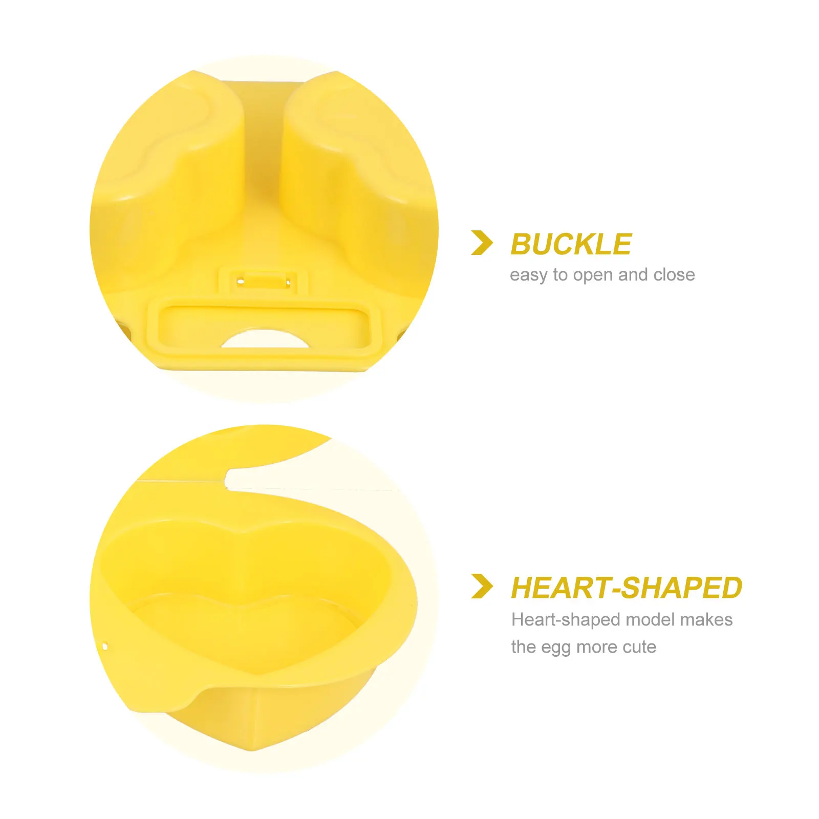 

3Pcs Egg Steamer Mold PP Material Microwave Kitchen Tools Shaping Poacher Foldable Buckle Flowers Eggs Accessories