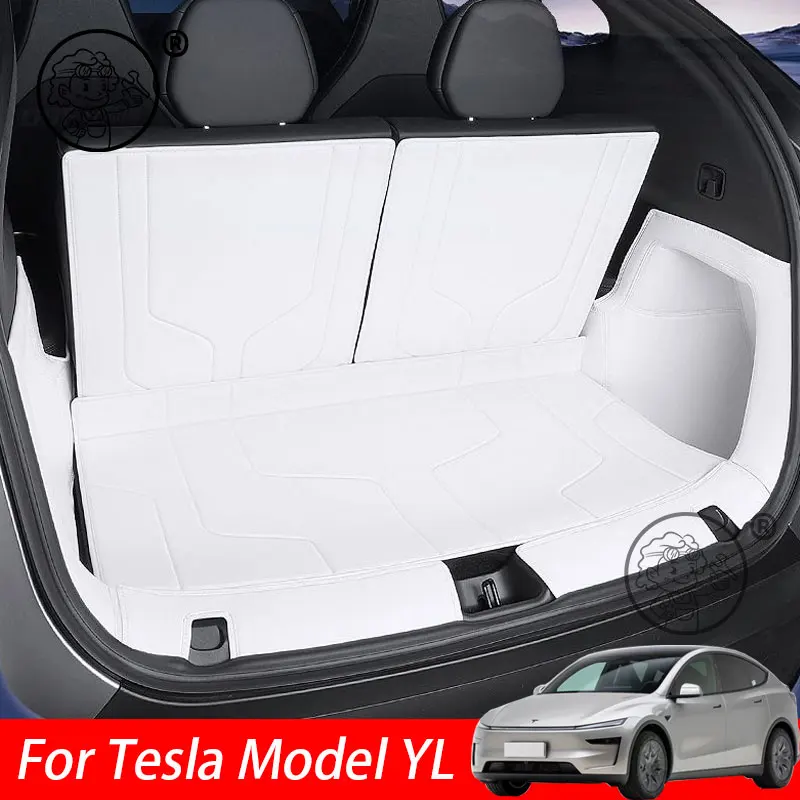 

Коврики в багажник для Tesla Model YL 2026-2027: кожаные, водонепроницаемые, для хранения, аксессуары для интерьера автомобиля