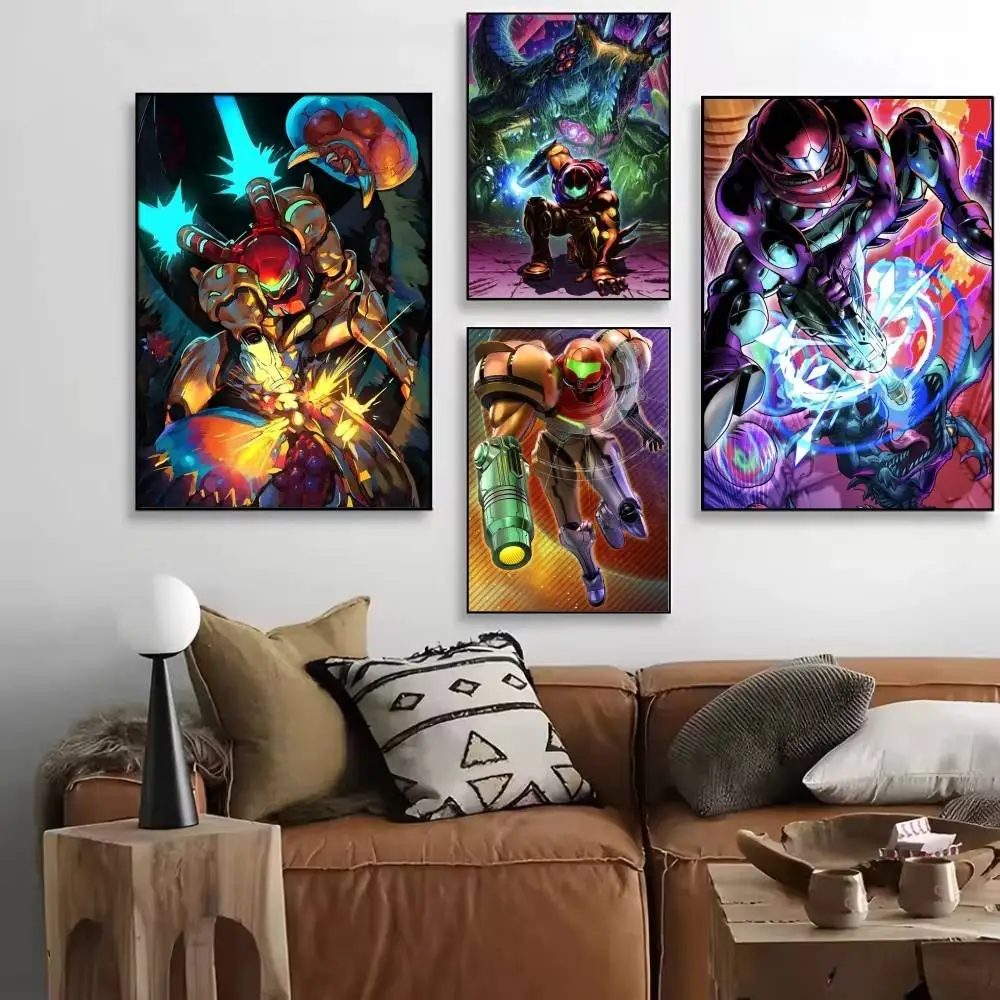 Game Metroid Prime Posters HD Print Vintage Wall Art Decor for Home Study Room