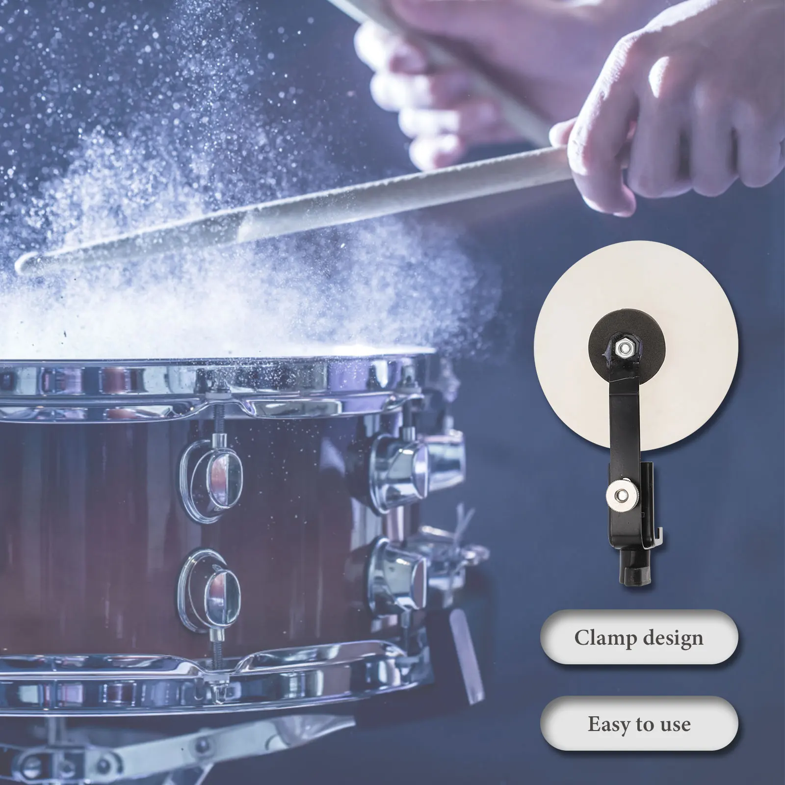 

Snare Mute Drum Damper Muffling Pad Dampening Pads Muffler Silicone Silencers Dampener Dampeners