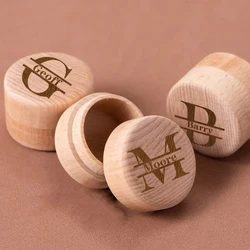 Personalized Cuff Links Box Groomsmen Gifts Custom Cufflinks Holder for Groomsmen Monogram Cufflinks Storage Bachelor Party Gift