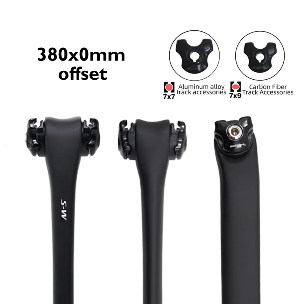 

S-W Carbon Fiber Bicycle Seatpost Ultra Light Road Seatpost 1:1 Suitable for SL8 Series 0mm Offset 300-380mm Bicycle Accessories