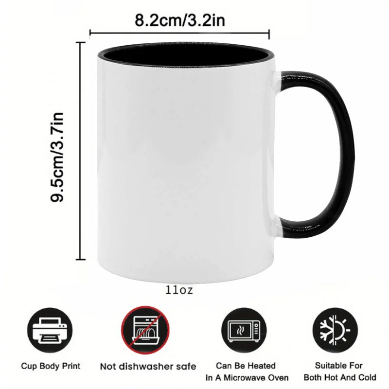 Personalized 2D Printed Custom Coffee Mug Ceramic Tea Cup Custom Name Gift for Friends Family Daughter
