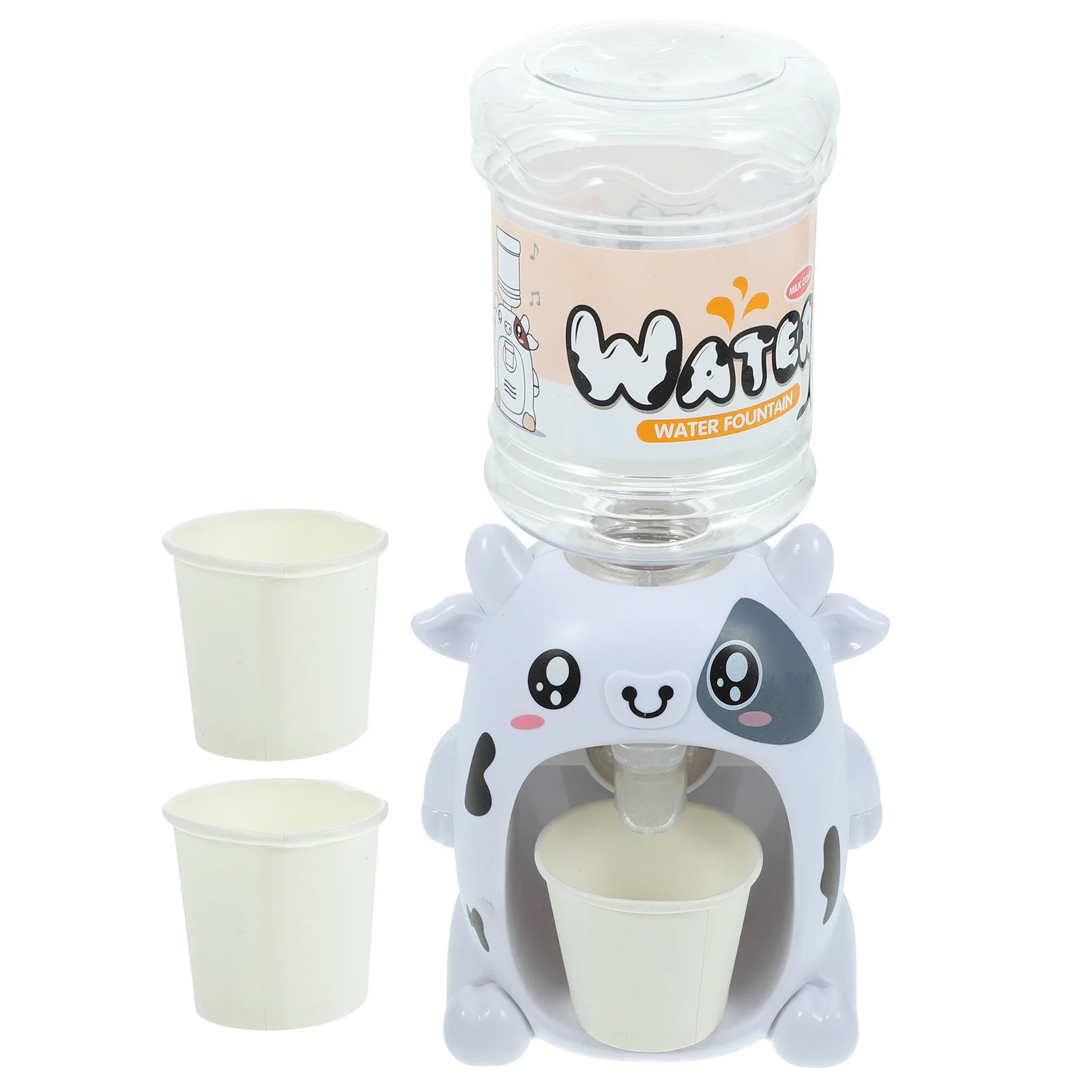 Toy Mini Water Dispenser Drinking Fountain Model Miniature Milk Cow Child Fountains Toys