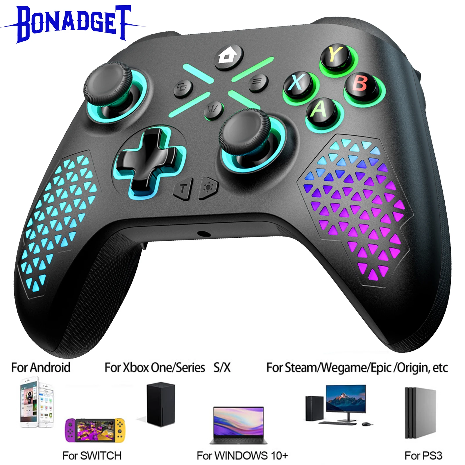 

Controller for Xbox One Series S/X PC Console Game Joystick W/ 6-Axis Gyro Joystick Hall Effect Dual Vibration Gamepads Remote