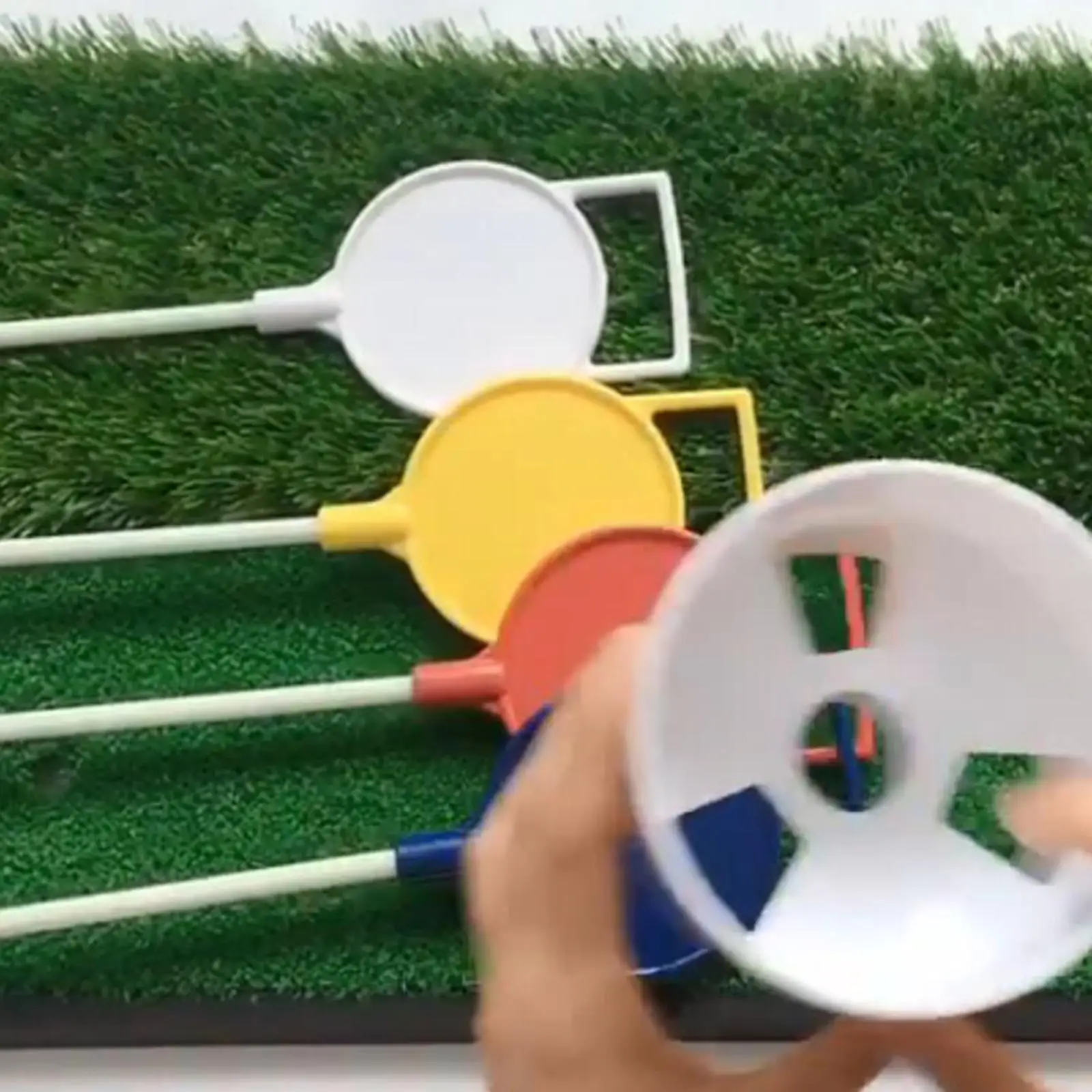 Golf Flagsticks Set Practice Hole Cup Putting Green Flag Golf Pin Flagpole for