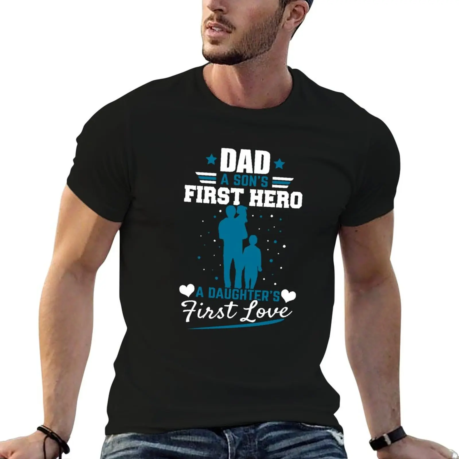 

First Daughters Hero shirt mens Sons First designer a a t T-Shirt graphic t man Love Dad shirts