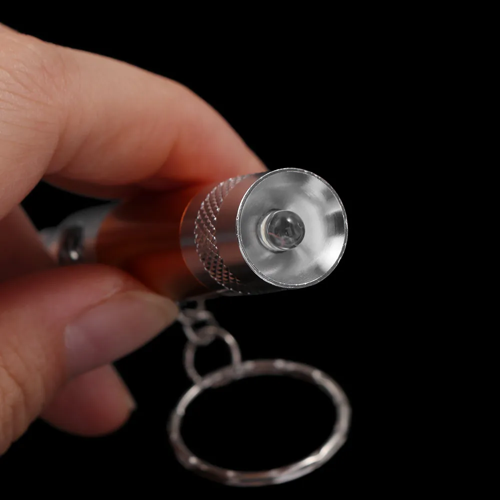 Hot Sale High Quality LED Keychain Keyring Light Climbing Hiking Tool Survival Compass Whistle Flashlight 3-In-1
