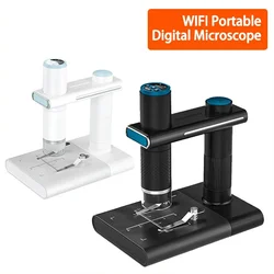 Microscopio digitale WiFi 1000X fotocamera portatile per ispezione USB HD ingrandimento 1000X lente d'ingrandimento per telefono con carica USB portatile/supporto