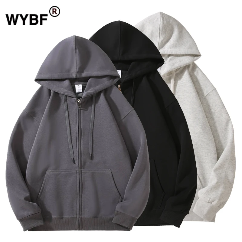 

Hoodies For Men Hooded Zip-Up Oversized New In Sweatshirts Men's Clothing Us Off Shoulder Cardigan Jacket