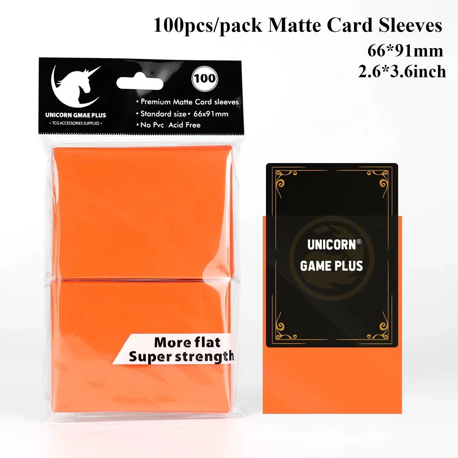 100PCS 66x91mm Matte Standaard Maat Kaart Mouwen TCG Trading Cards Protector Voor Tarot Shield Bordspellen magische Cover PKM - afbeelding 1