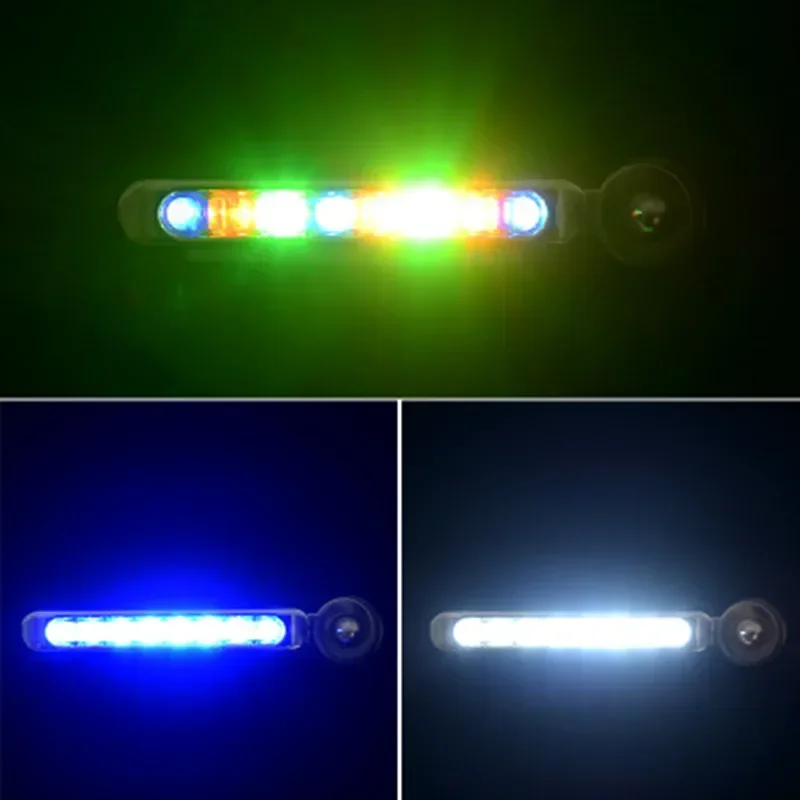 2 pezzi led per auto nessun cablaggio griglia di energia eolica per nebbia auto avviso DRL lampada di marcia diurna luci del veicolo con rotazione