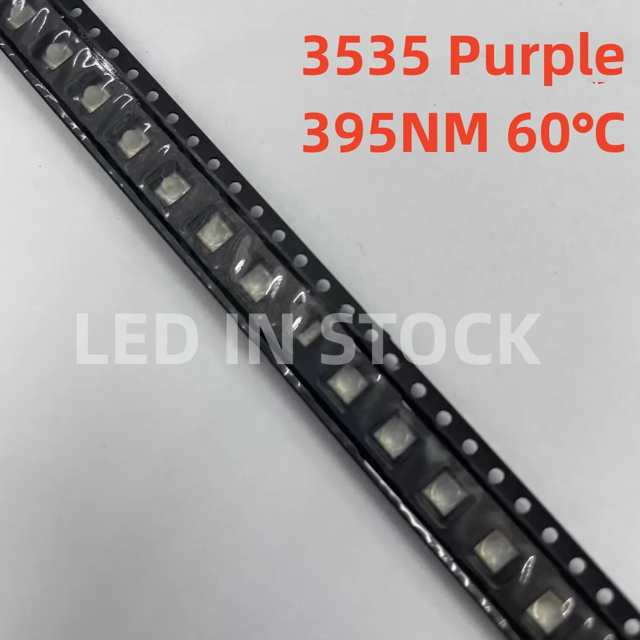 UV led lamp beads 3535 ceramic violet 365/385/395nm curing printing nail art banknote checking 1-3W