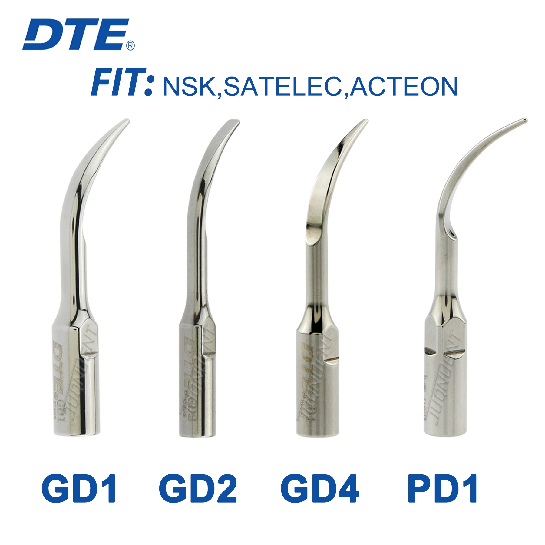 

Original Woodpecker DTE Dental Scaler Tips GD1 GD2 GD4 Scaling Scaler Tip Fit SATELEC ACTEON NSK Ultrasonic Scaler Handpiece