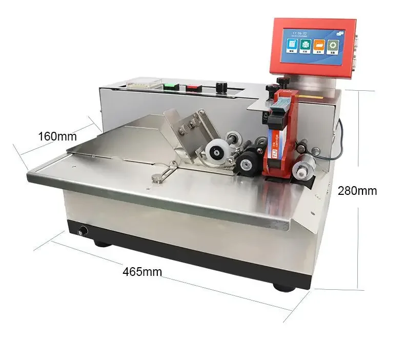 Pagination counting inkjet coding machine, plastic bag paper bag production date batch number QR code inkjet coding machine