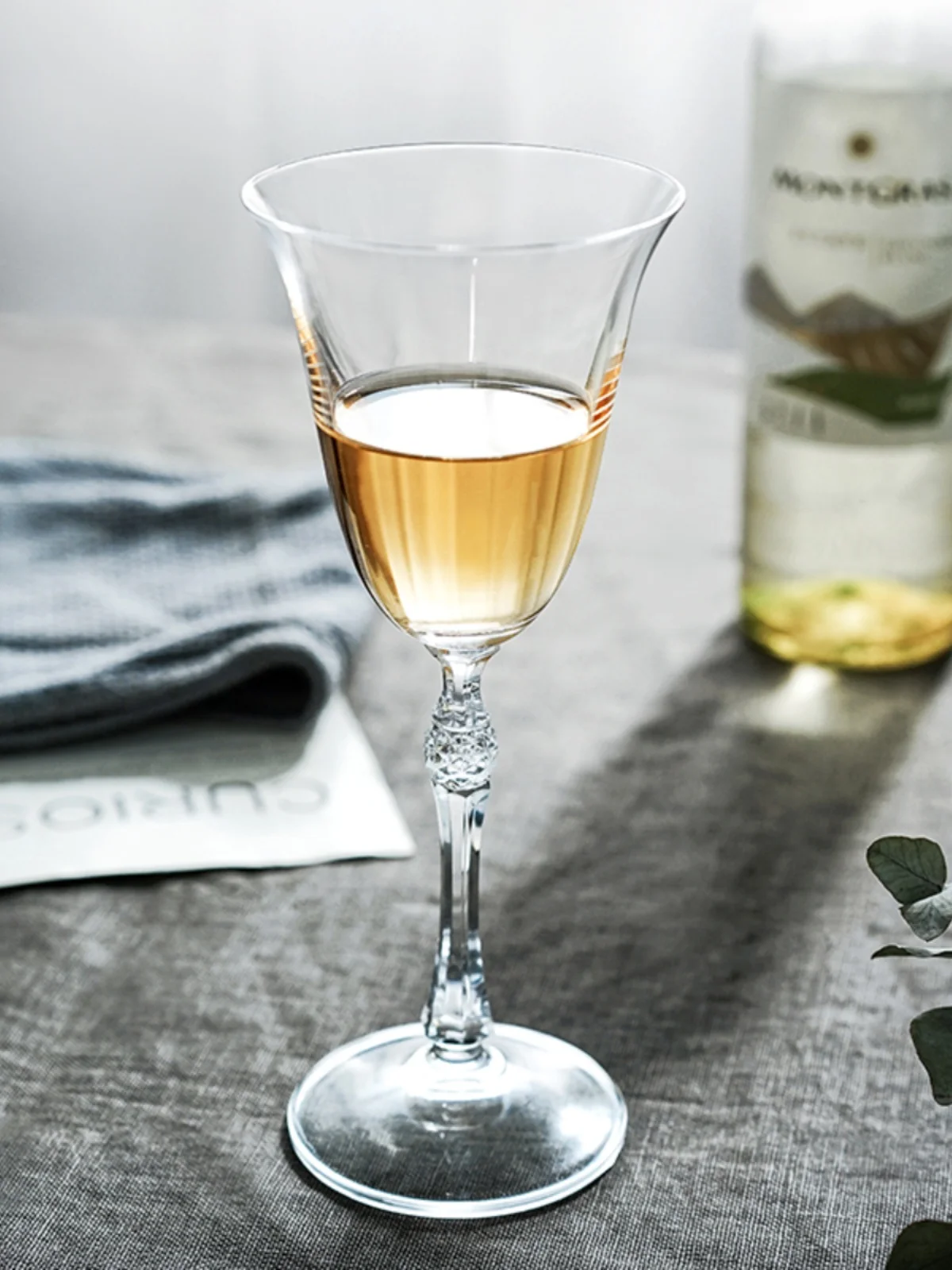 European-style Wine Glass Crystal Glass With Long Elegant Stem Red Wine Champagne For Home Use