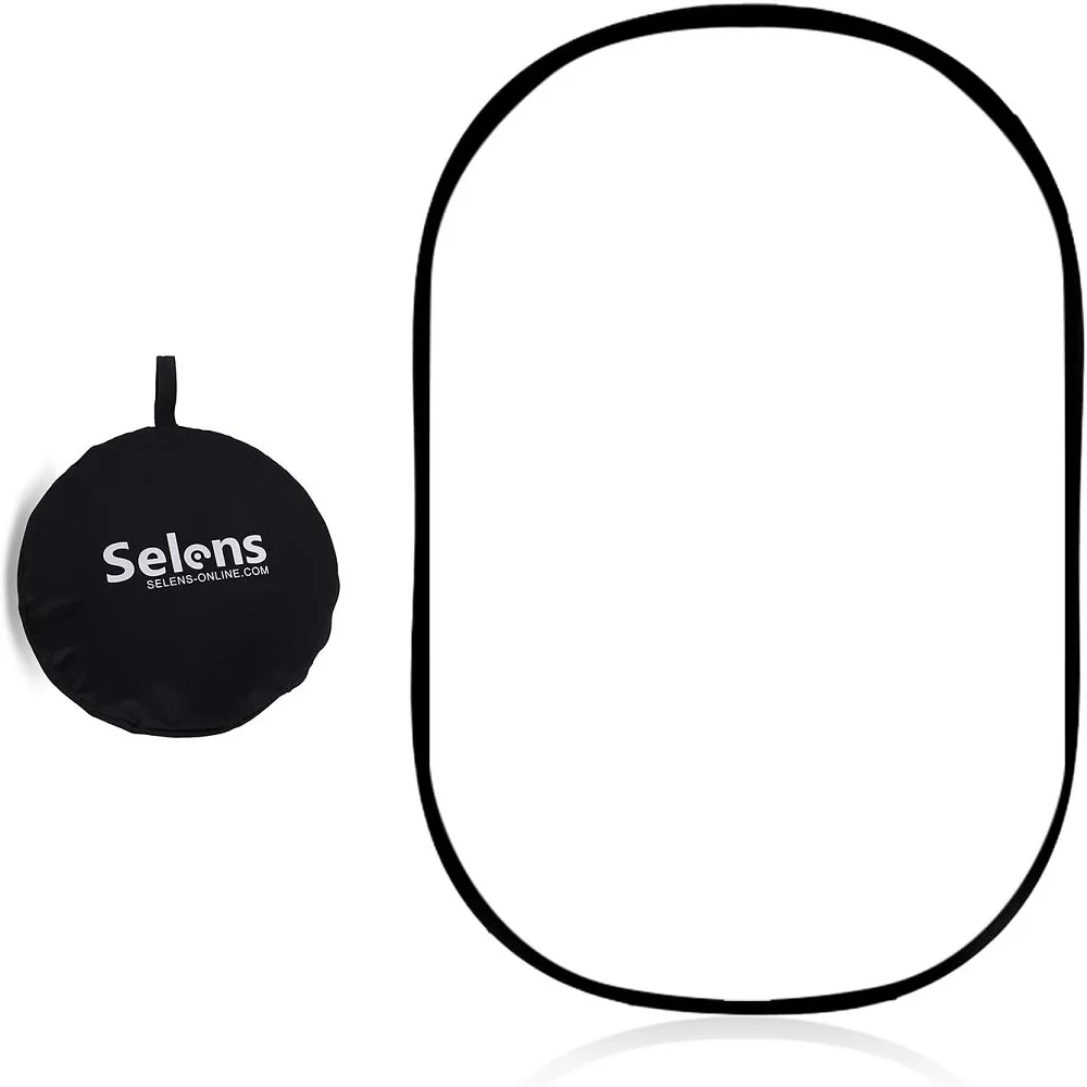 

Selens Round Reflector Diffuser 150x200cm Collapsible Soft Light Diffusion Handle For Photo Studio kits Photography Props 반사판