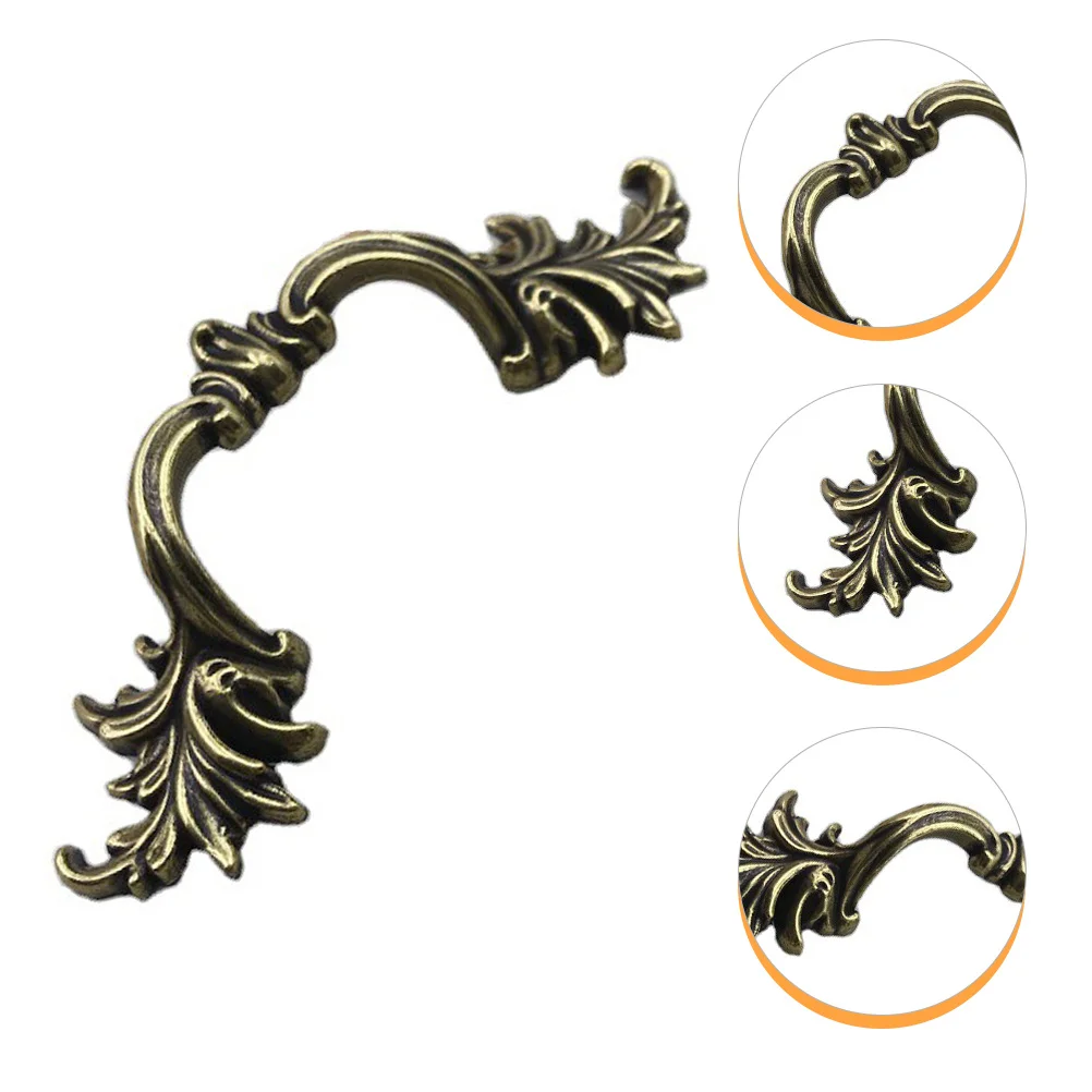 دائم سبائك الزنك مقبض درج النمط الحديث مقبض خزانة أثاث بسيط يسحب مقابض للخزانة ديكور المنزل #3