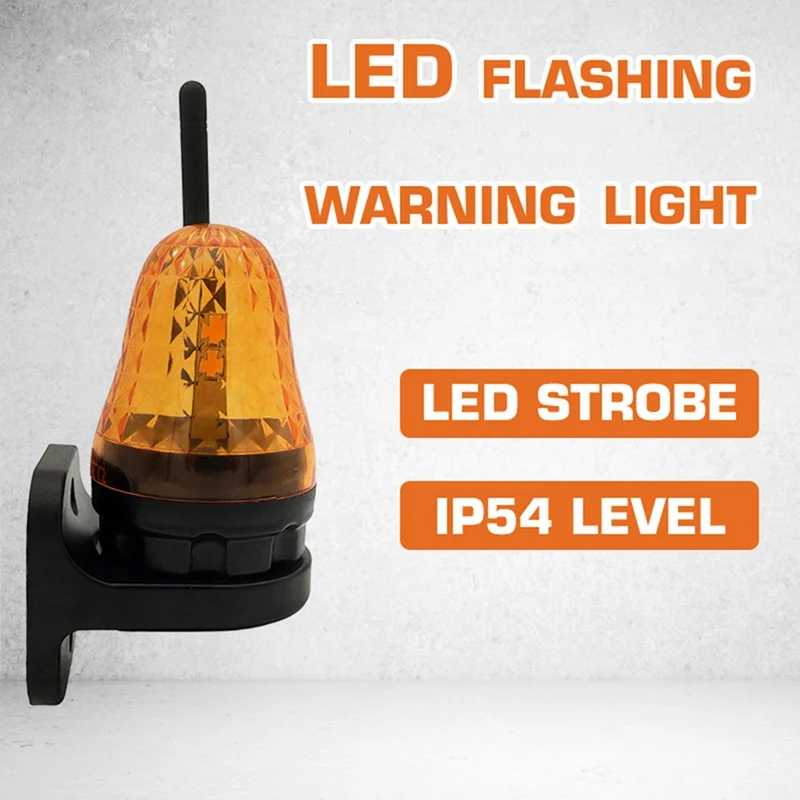 Universal 12V-265V LED Signal Alarm Light Strobe Flashing Light Wall Mount Emergency Warning Lamp for Gate Opener-AD23 view 4