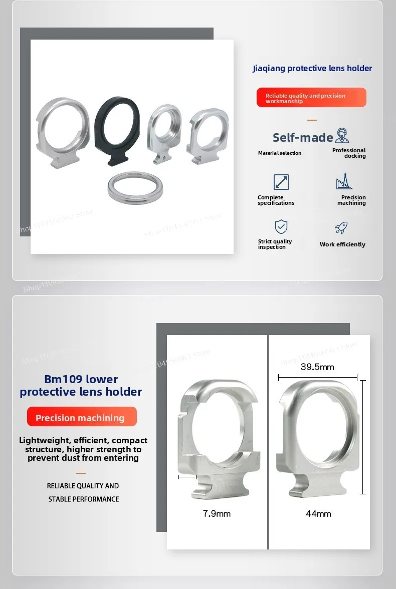 

Original Laser Head Protective Lens Drawer Component for Fiber Cutting Head with Sealing Ring