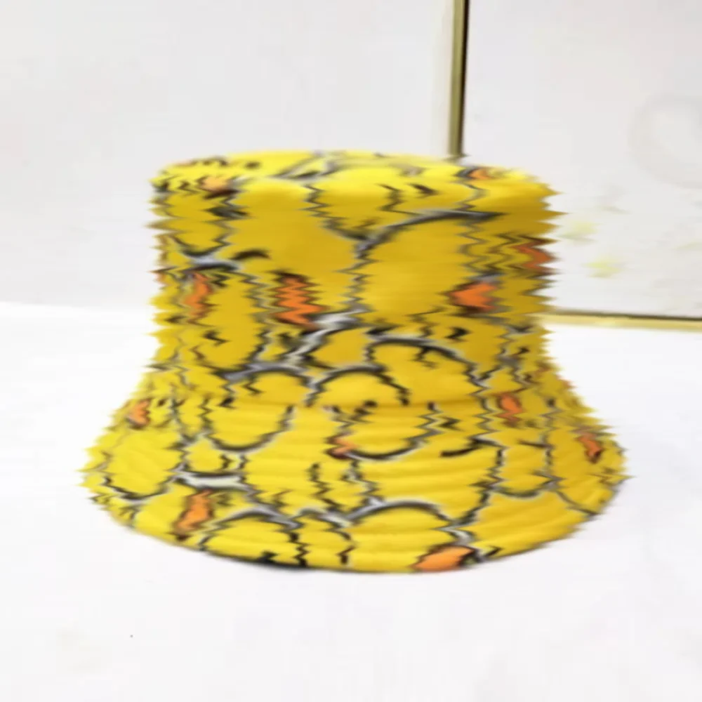 1PC Double Sided Yellow Duck Fisherman\'s Hat Trendy Design Versatile Style Outdoor Casual Hat Yellow Duck Pattern UV Protection